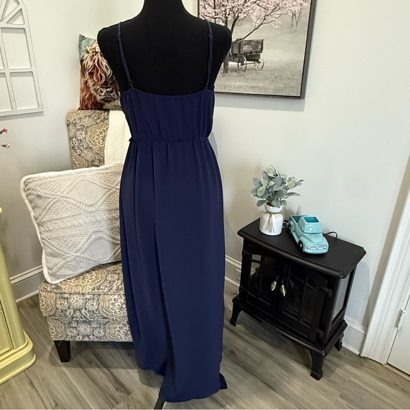 Gianni Bini Blue Maxi Cocktail Sundress - Picture 3 of 8